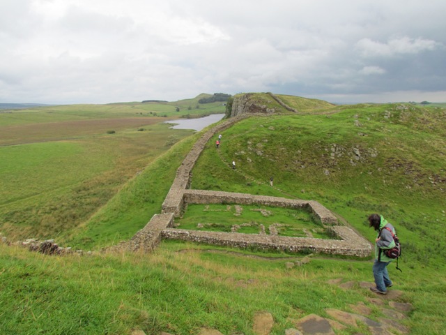 A section of Hadrian's Wall