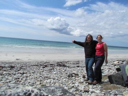 Pointing to Newfoundland