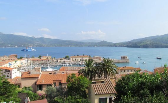 Looking over Portoferraio harbour